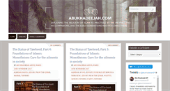 Desktop Screenshot of abukhadeejah.com